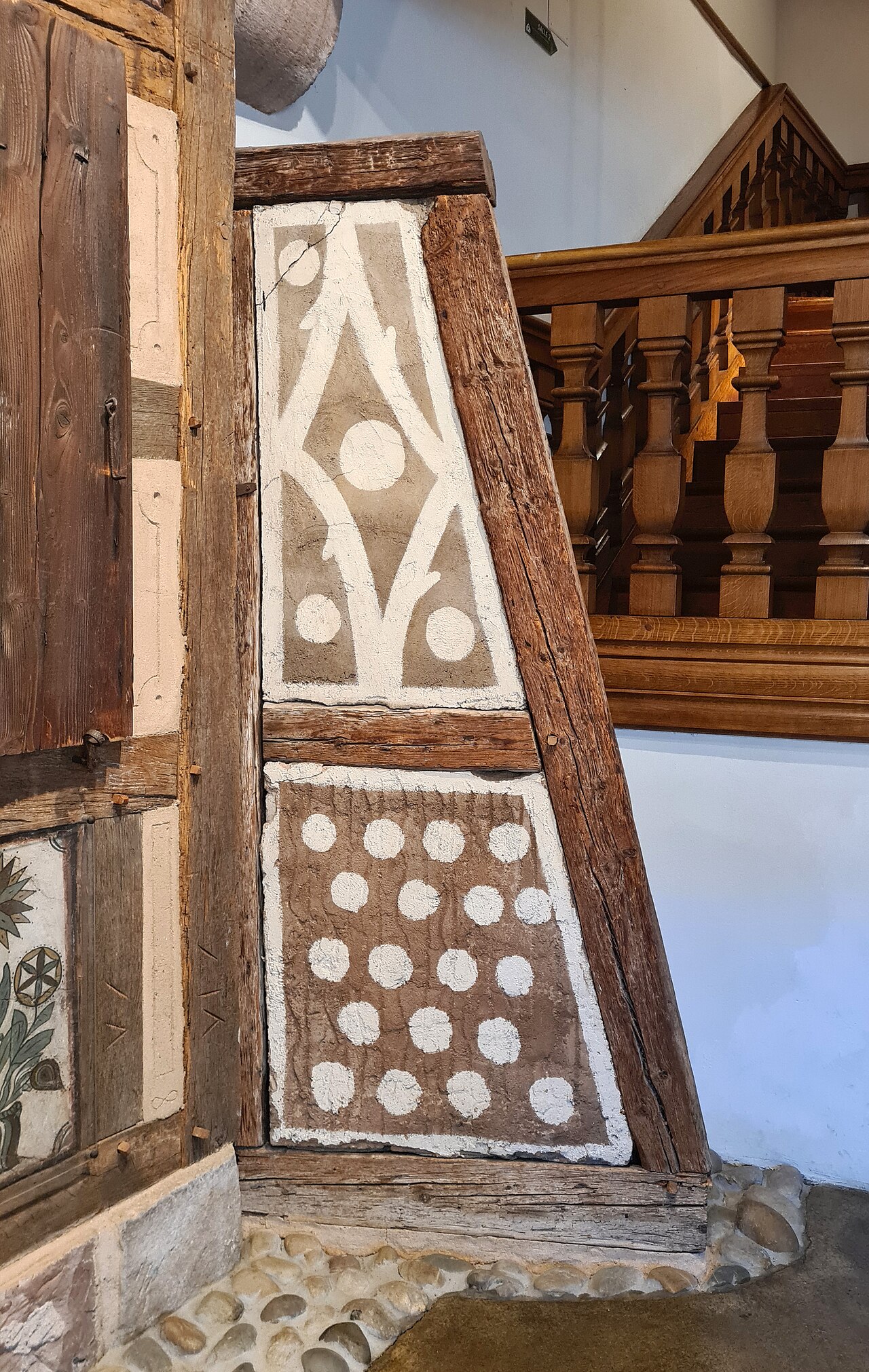 Pan de torchis exposé au Musée alsacien de Strasbourg
